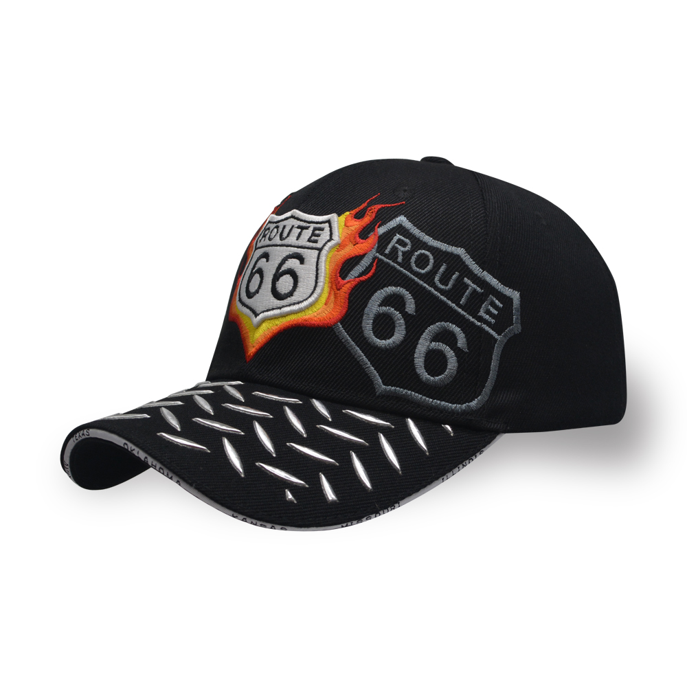 6 panel embroidery rubber printing sandwich cotton twill baseball cap