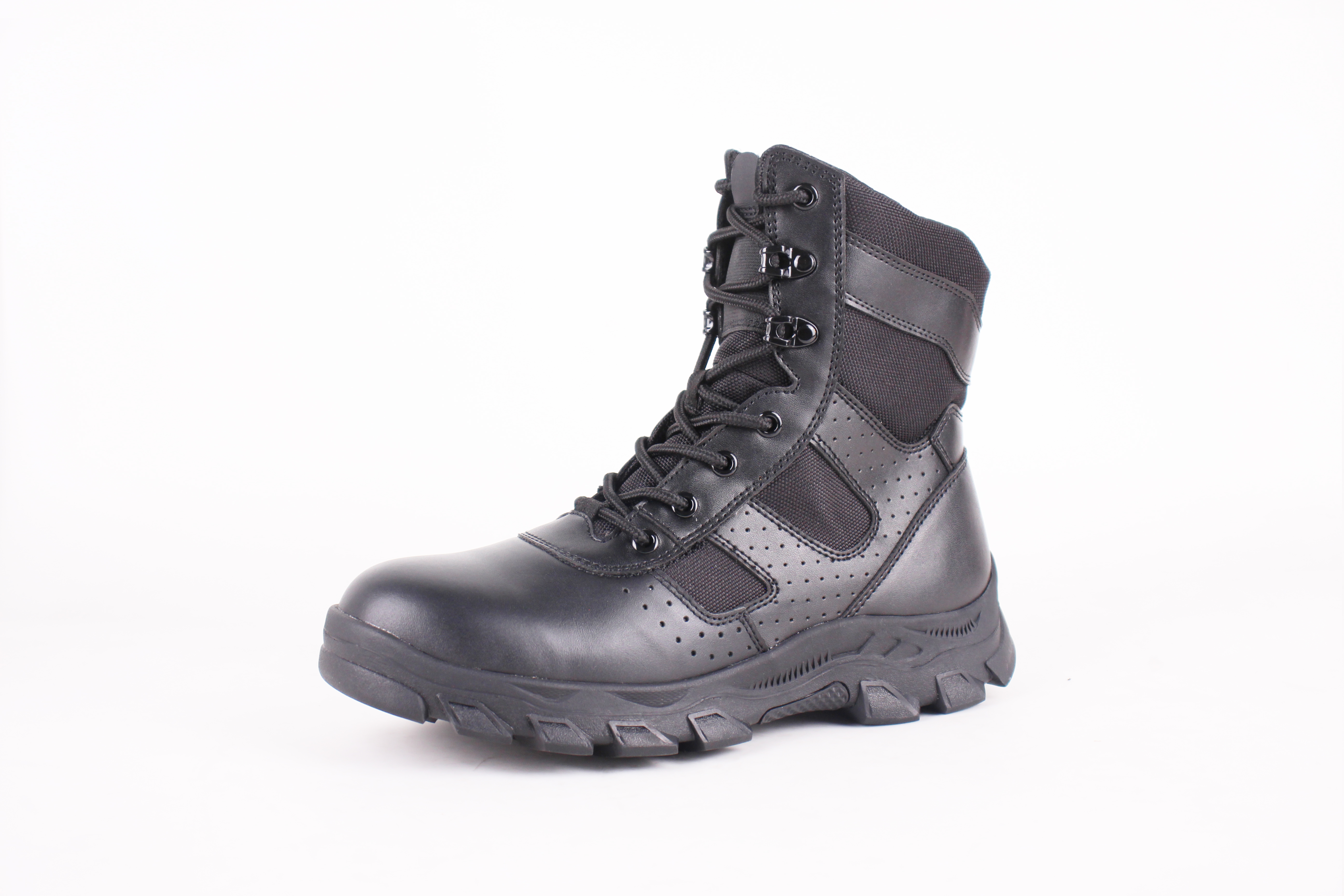WINSON Men's Genuine Leather Work Boots/Work Shoes/Outdoor Shoes With Rubber Outsole