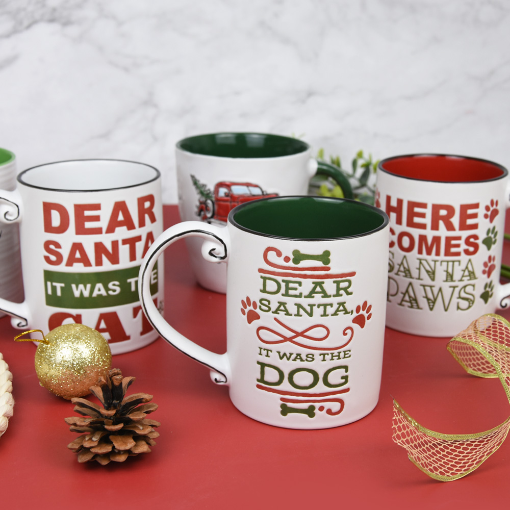 17oz ceramic screen printing cooffee mug