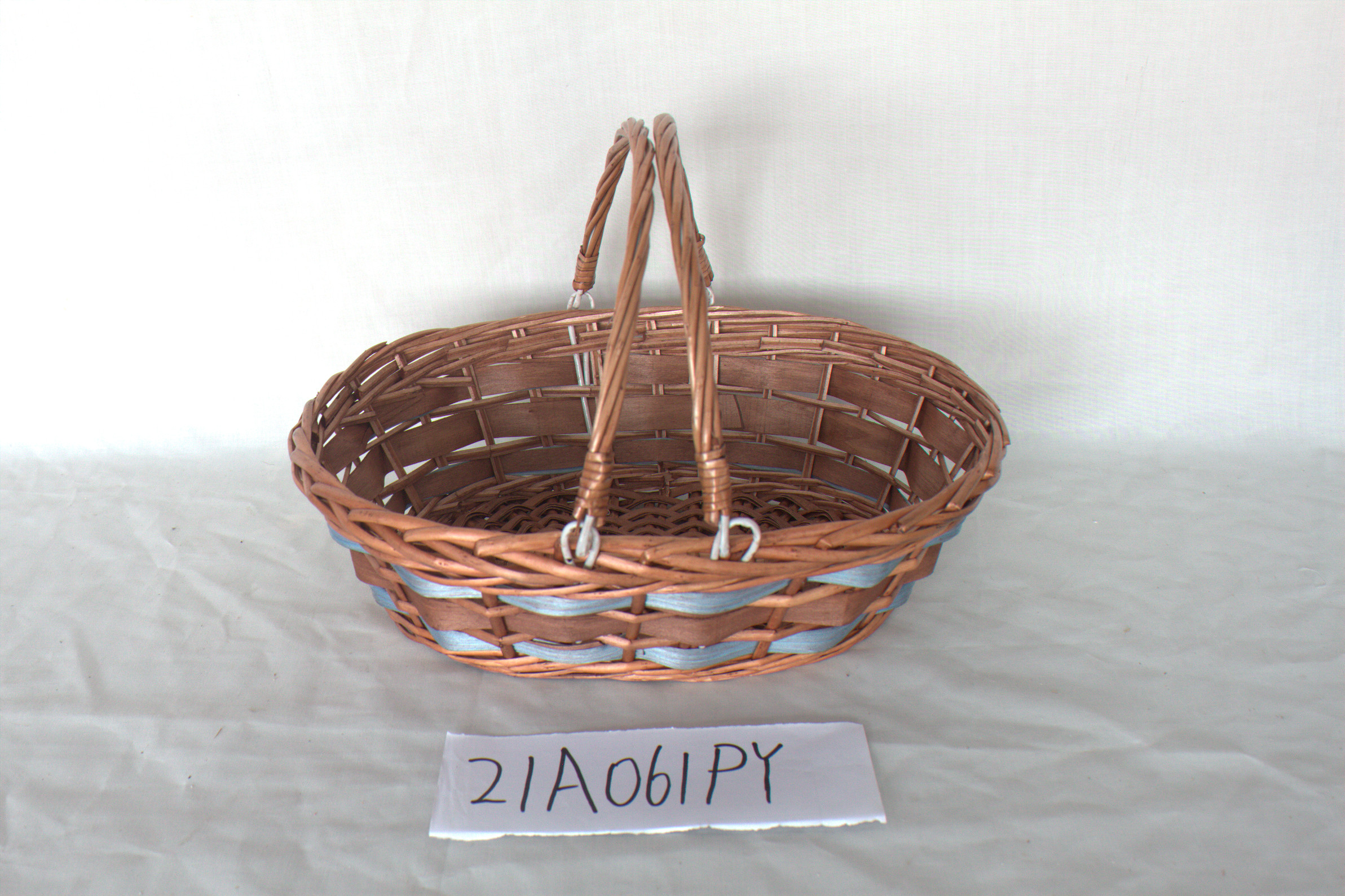 Kingwillow gift tray hot selling Christmas gift wicker storage fruit basket tray storage tray