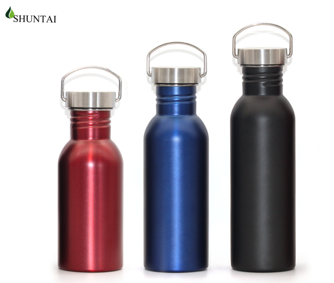 Single wall water bottle