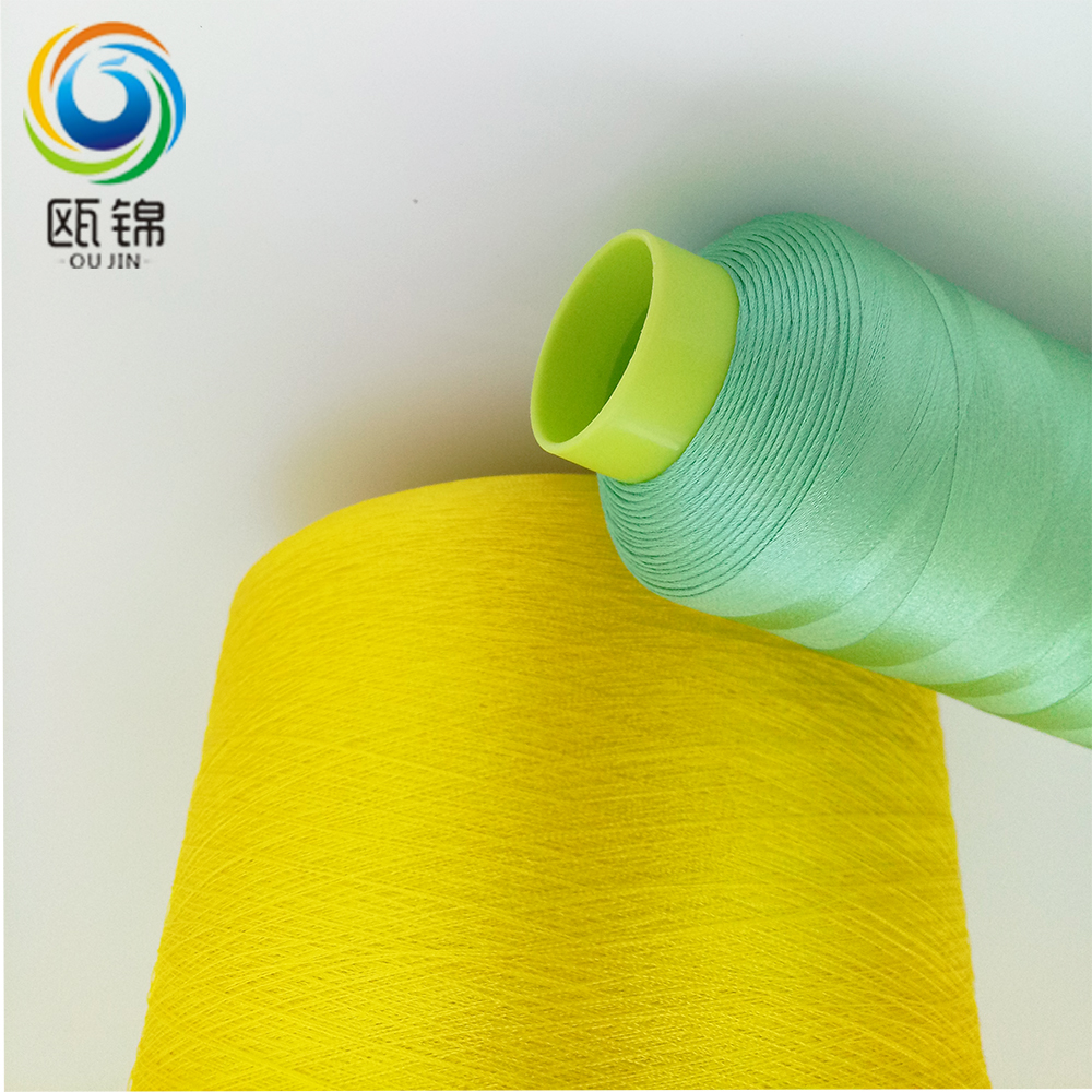 OU JIN polyester filament embroidery yarn 120Dtex/2