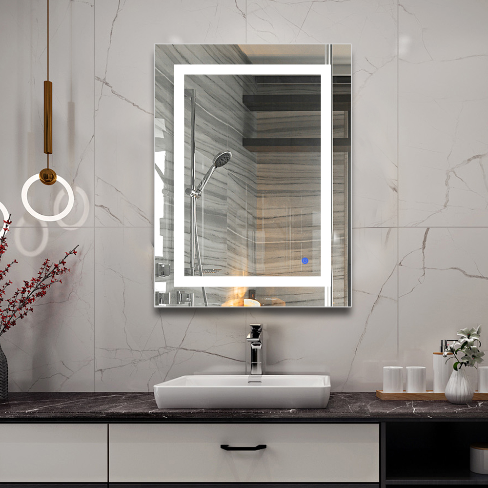 DP349 anti-fog smart LED bath mirror bathroom mirrors