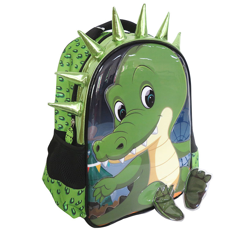 Cartoon Dino School Backpack