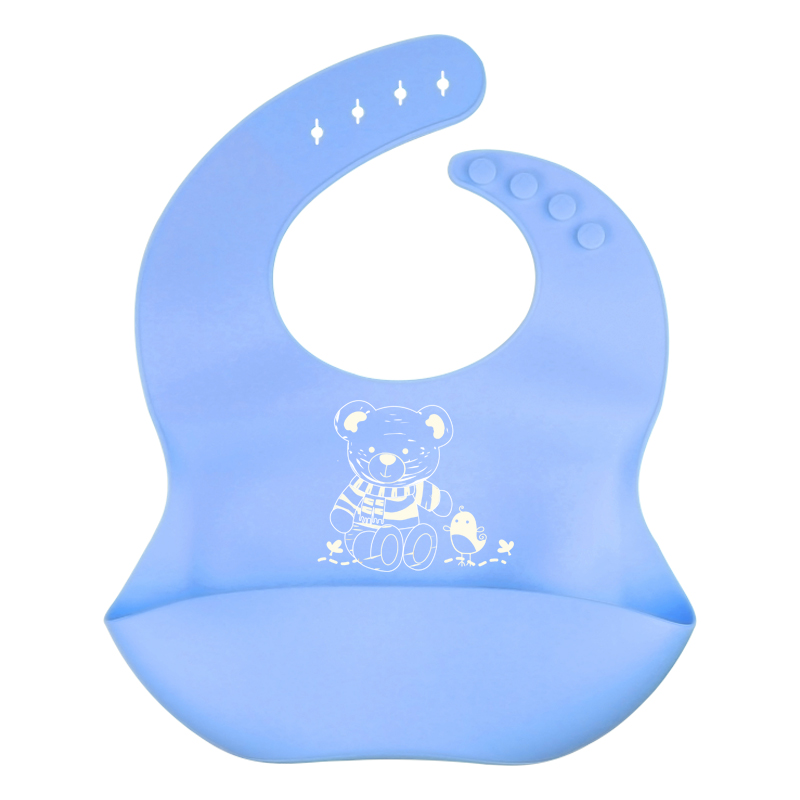 KASU LP008 kids feeding Silicone baby bib