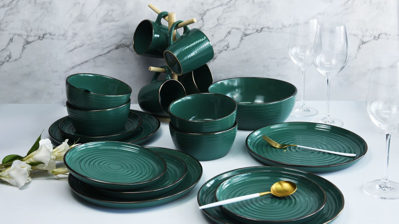 16pcs stoneware dinnerware set