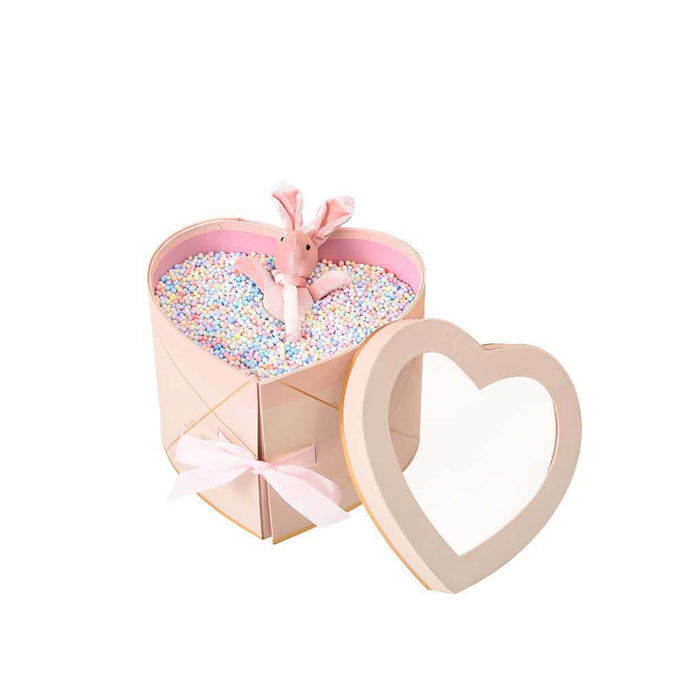 Spin the heart flower box
