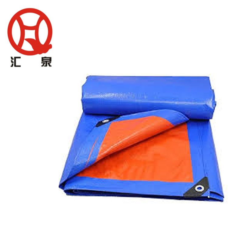 140g/m2 blue/orange pe tarpaulin cover