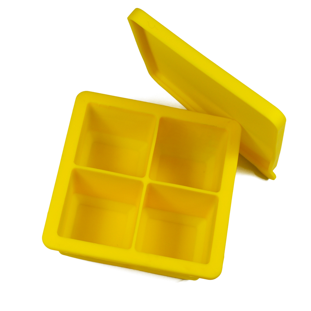 KASU LP005 4 caves Silicone ice cube mold