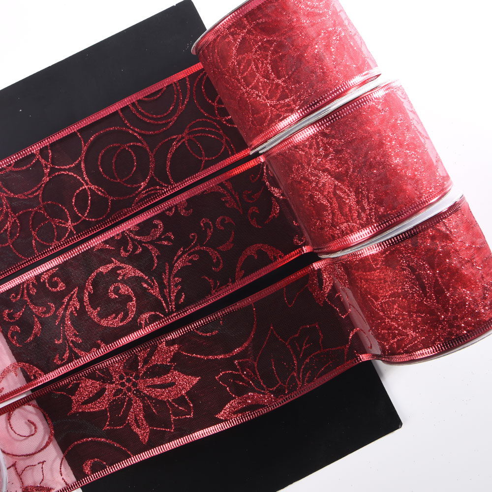 Organza Christmas Tree Ribbons