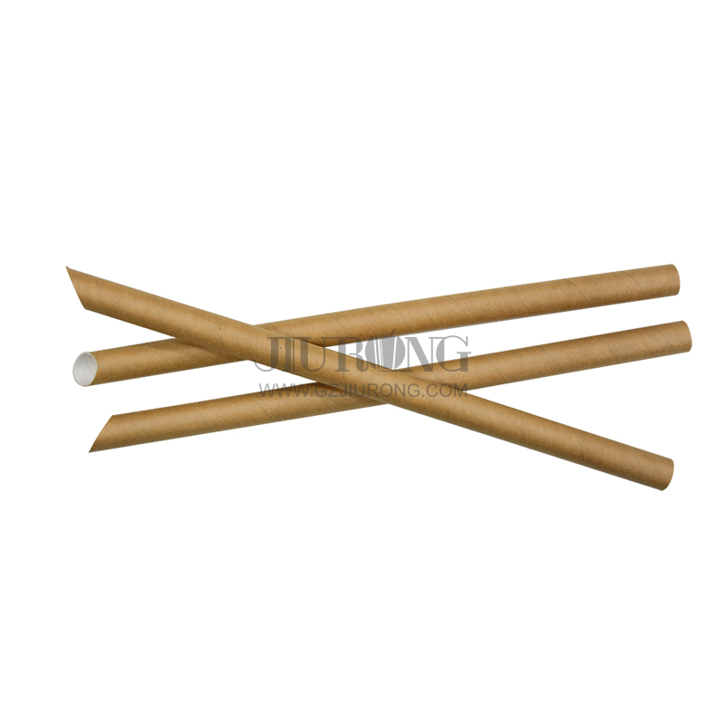 Bendable paper straw