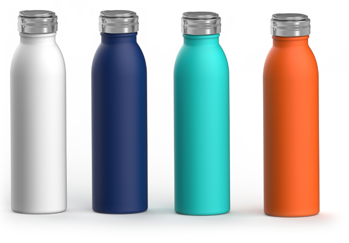 Single wall water bottle