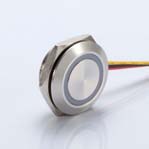 φ19mm metal push button switch with LED