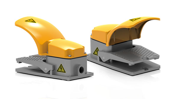 Top protection type foot switch