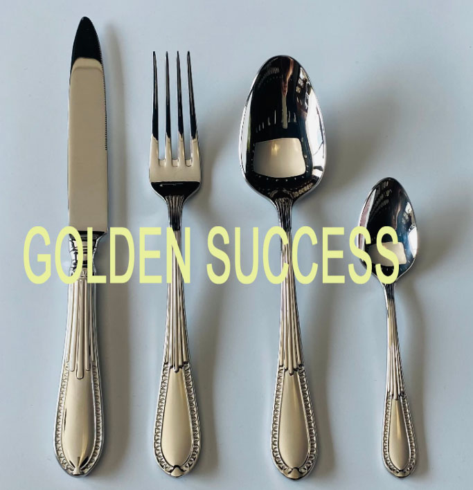 Stainless steel tableware classic hotel gift set cutlery silverware