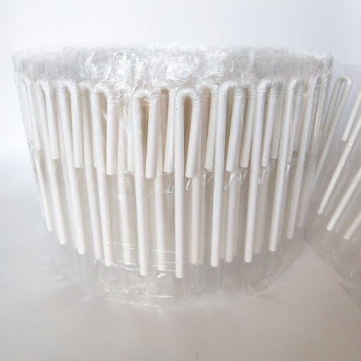 U Shape Paper Straws