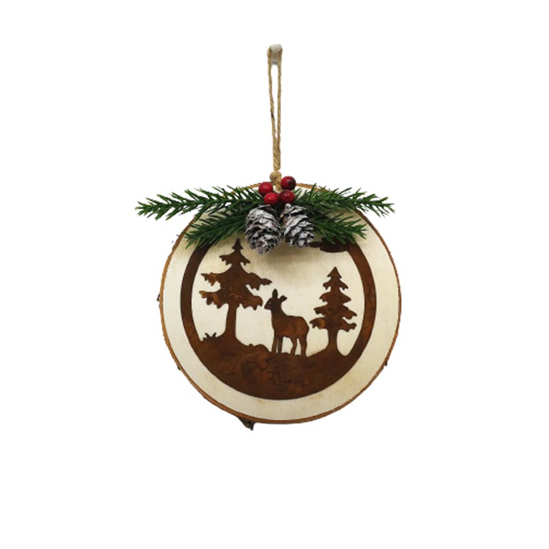 Handmade Birch Bark Ornament
