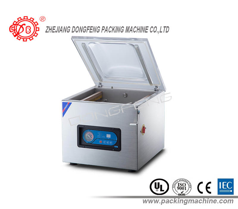 SIngle chamber semi auto meet seafood vacuum machine DZ-400E