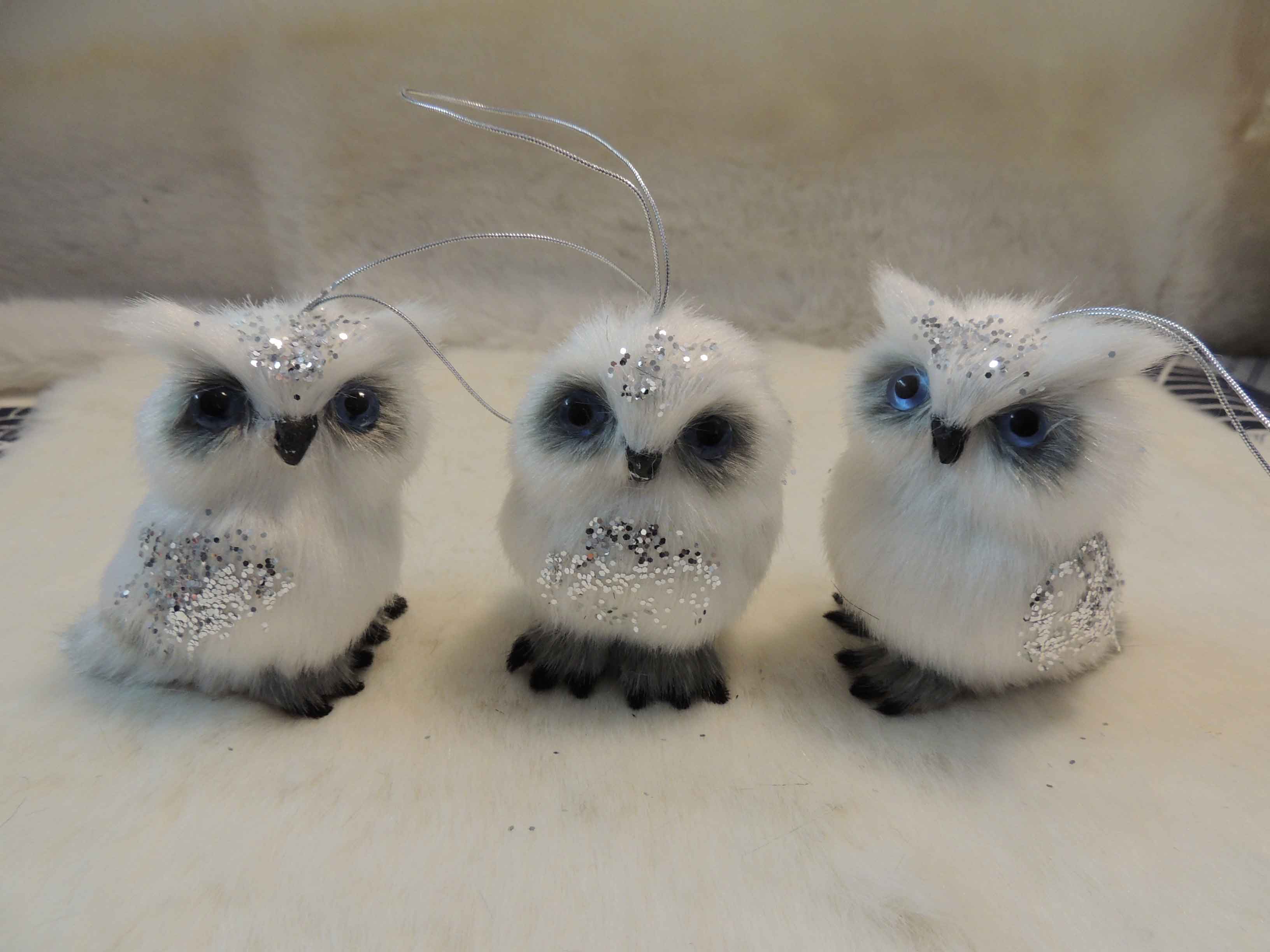 set of three owls
