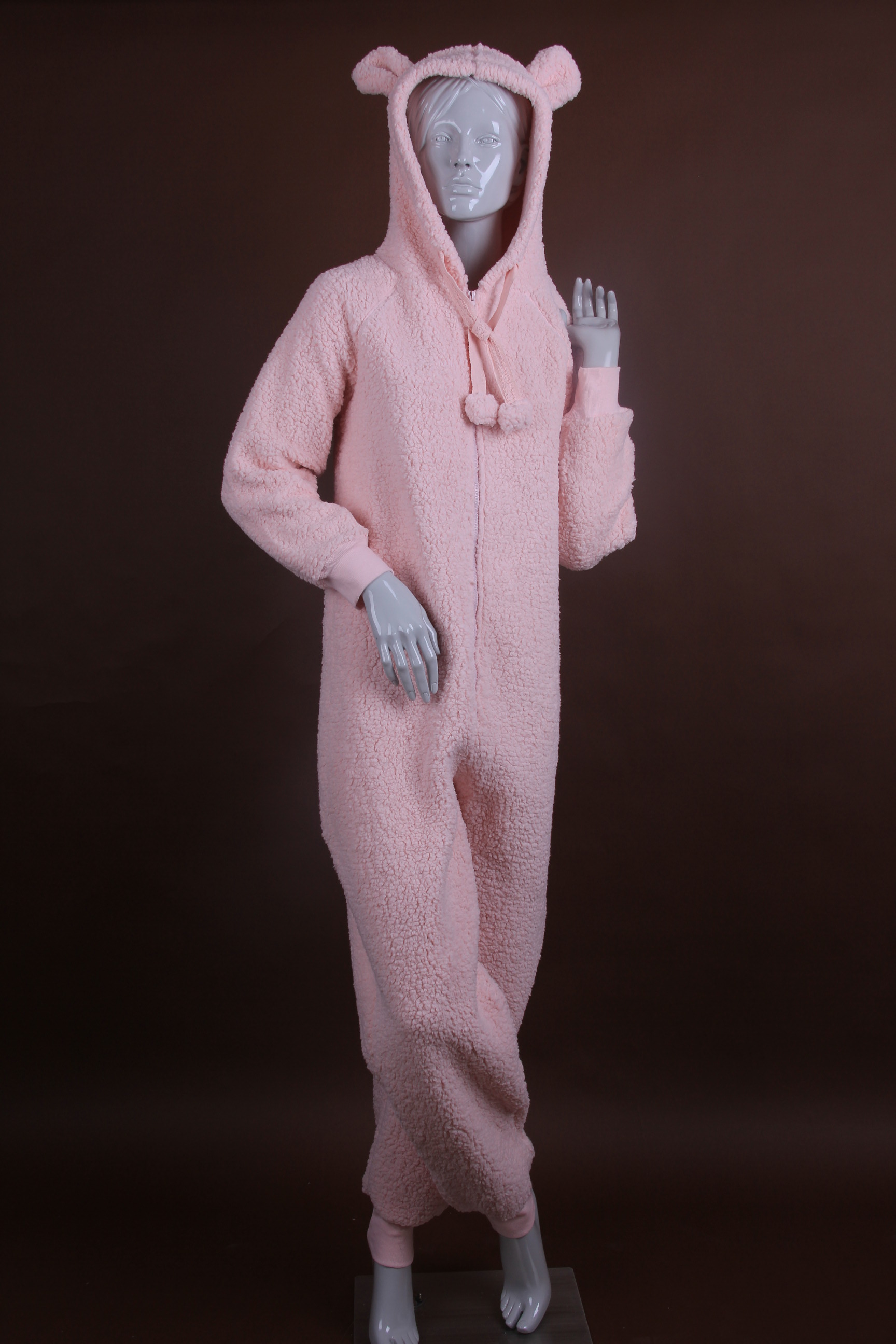 Ladies fluffy jumpsuit