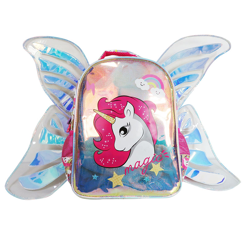 Unicorn 3D wing School Backpack