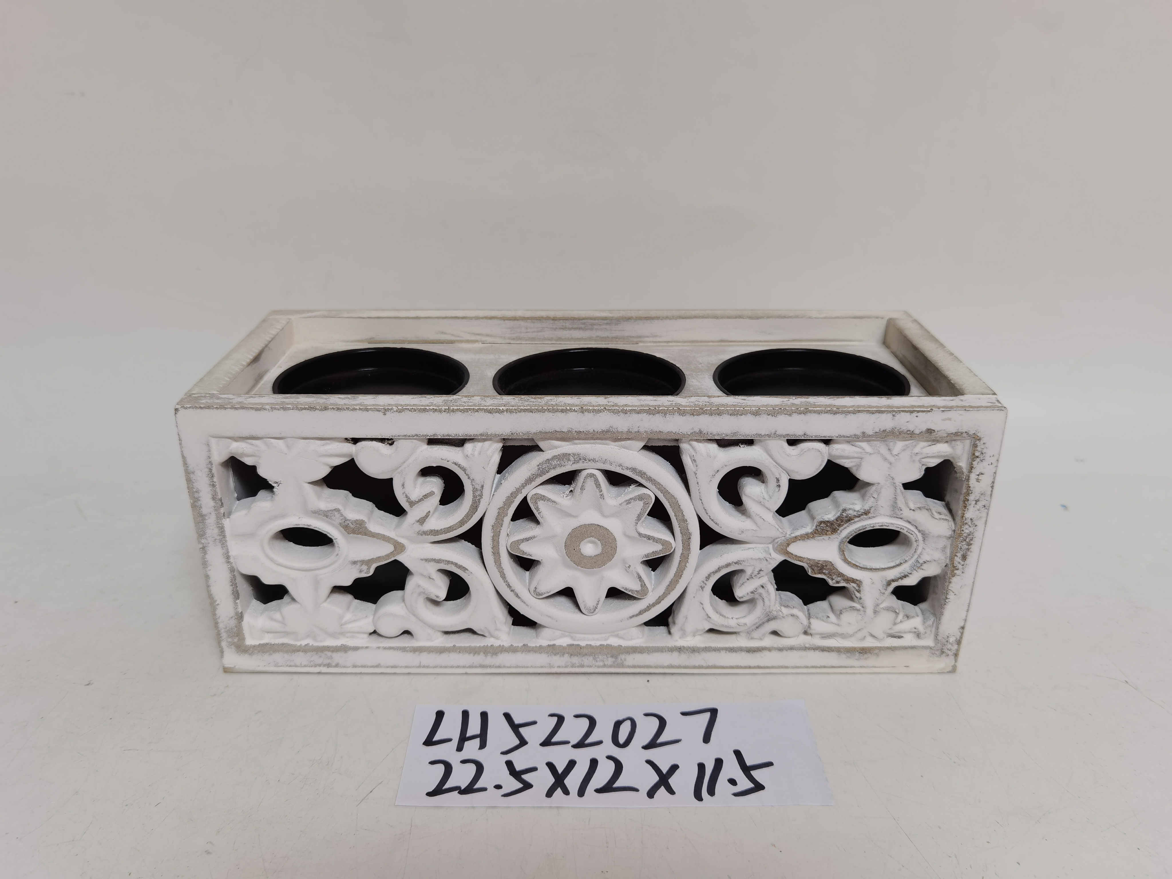 Wooden MDF candle holder