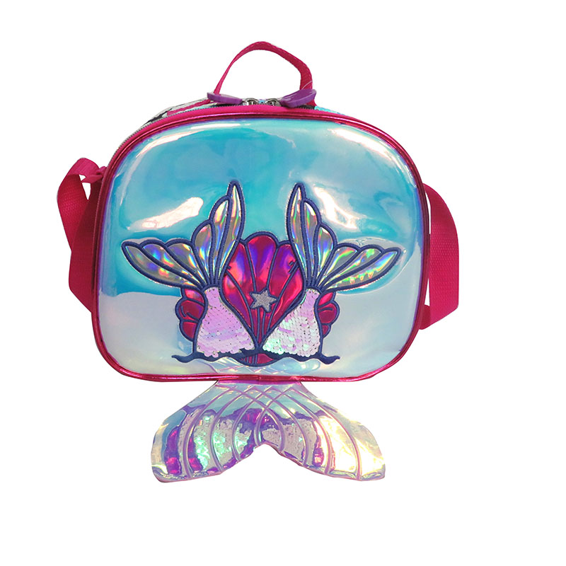 3D Tail sequin Lunch bag
