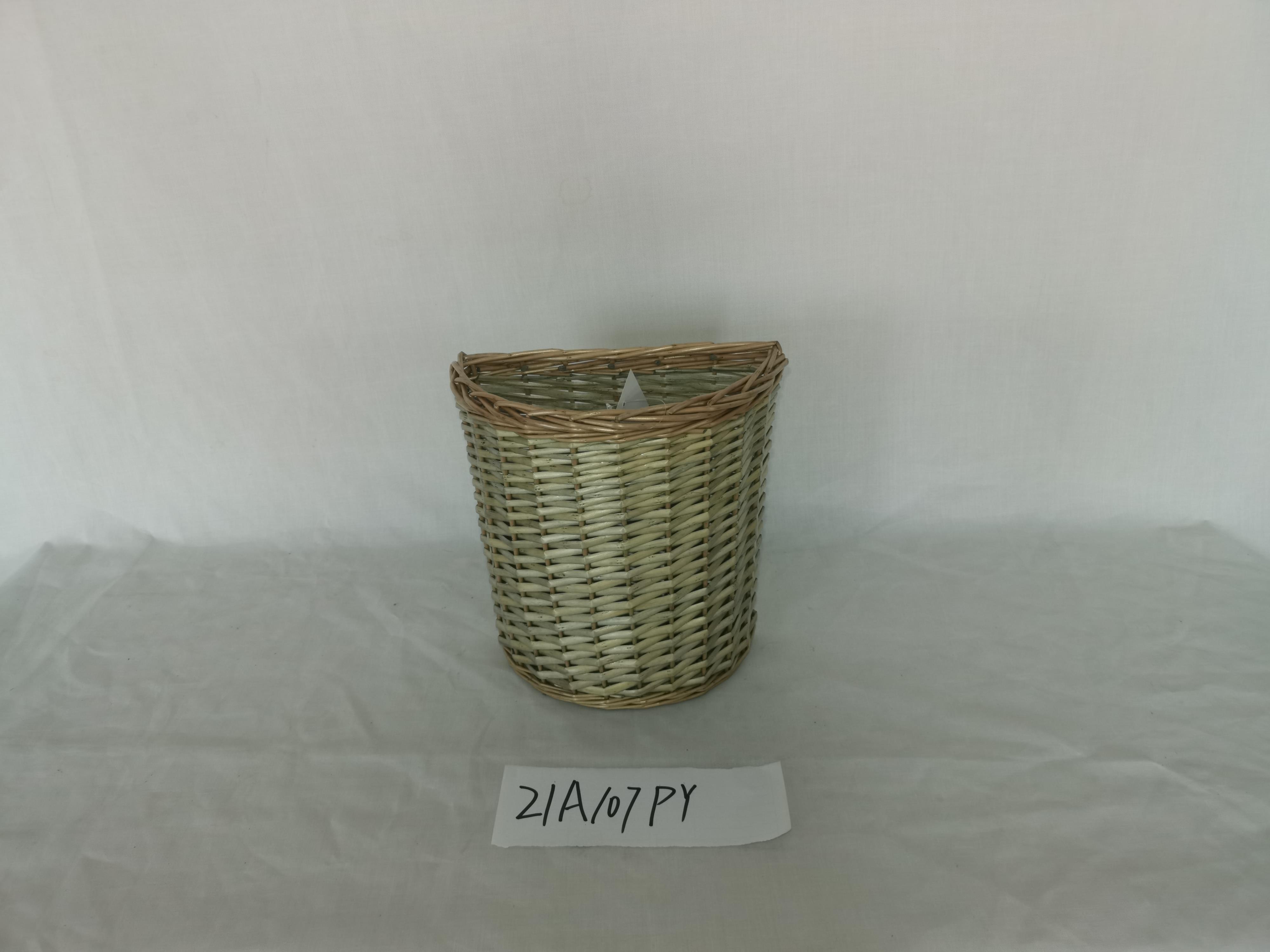 Kingwillow banana leaf weave basket woven round storage basket willow storage