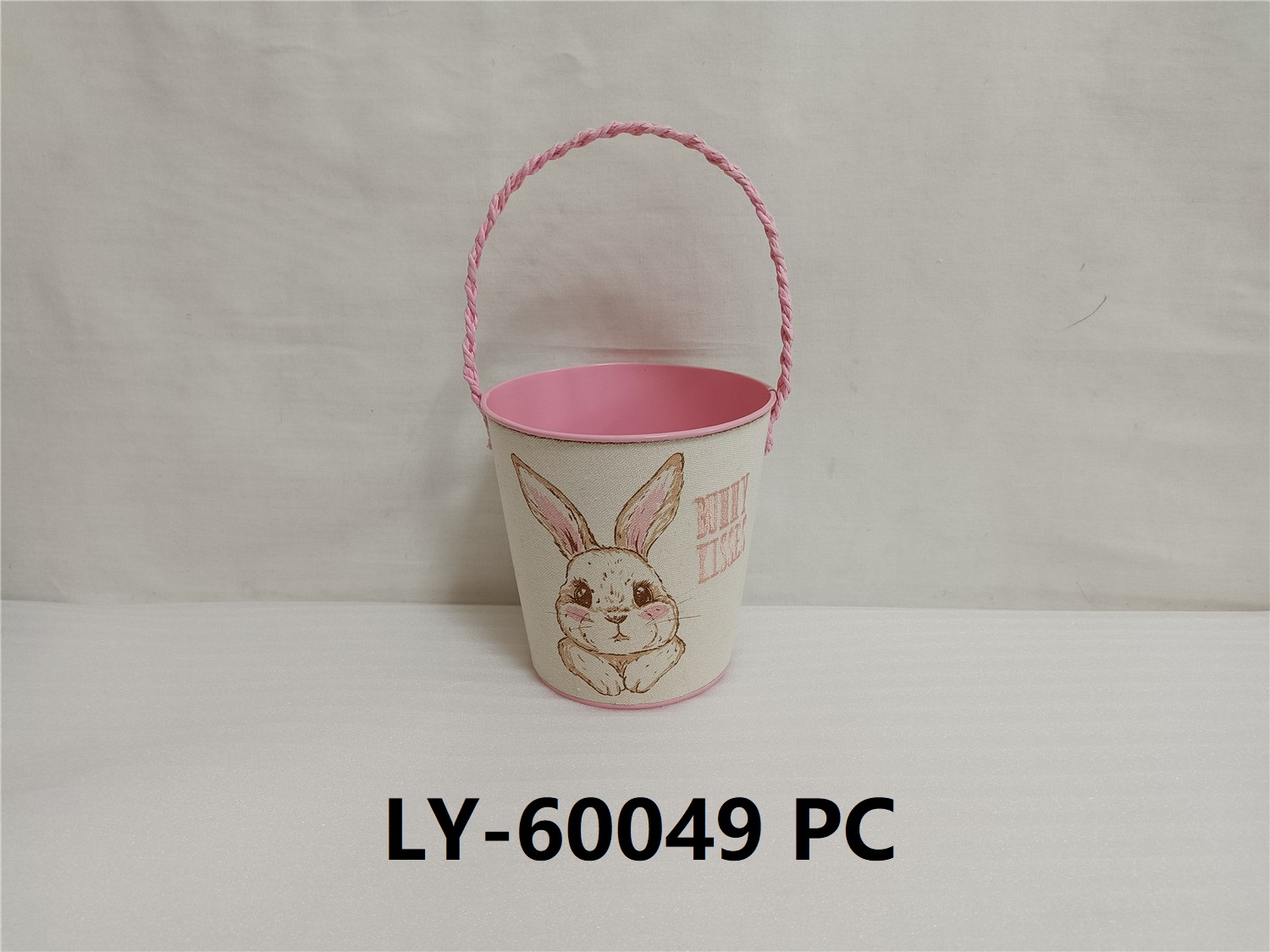 Galvanized zinc metal，Easter Gift Bucket Small Colored Metal Bucket with Handle