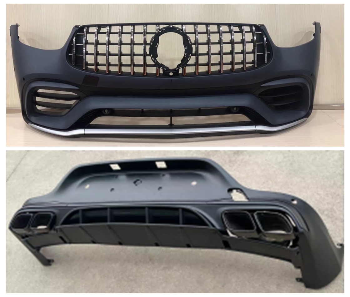 New upgrade bodykit front bumper set n rear diffuser kit for Mercedes AMG GLC 63S Coupe 2020