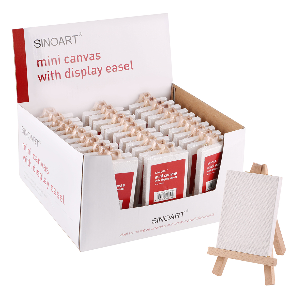 Mini Easel And Canvas Set