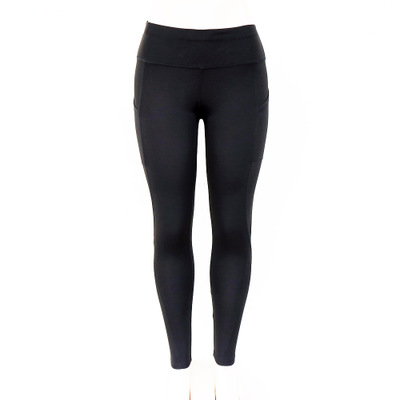 New hot style high waist solid color thin stitching casual pants fitness sports pocket pants yoga nine-point pants women
