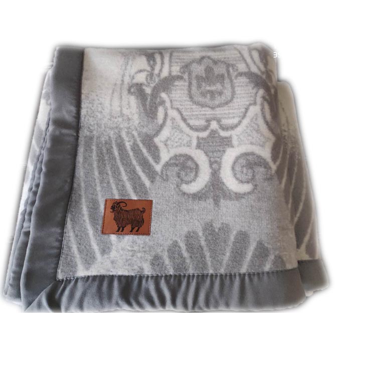 indoor&outdoor plain 100% wool blanket king queen twin size plaid sofa cover knee blanket