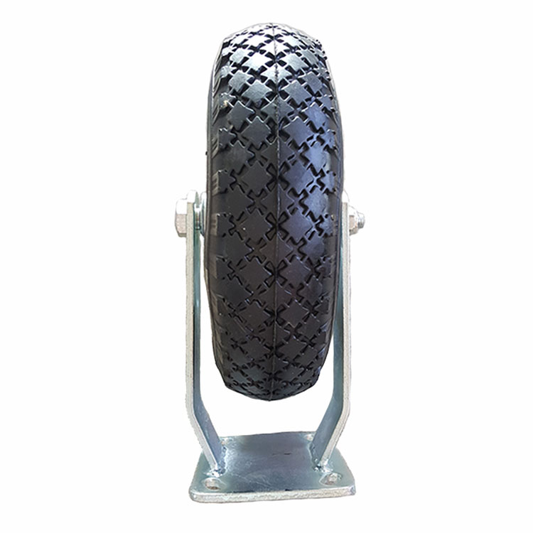 10 inch air tire with fixed plate 3.00-4
