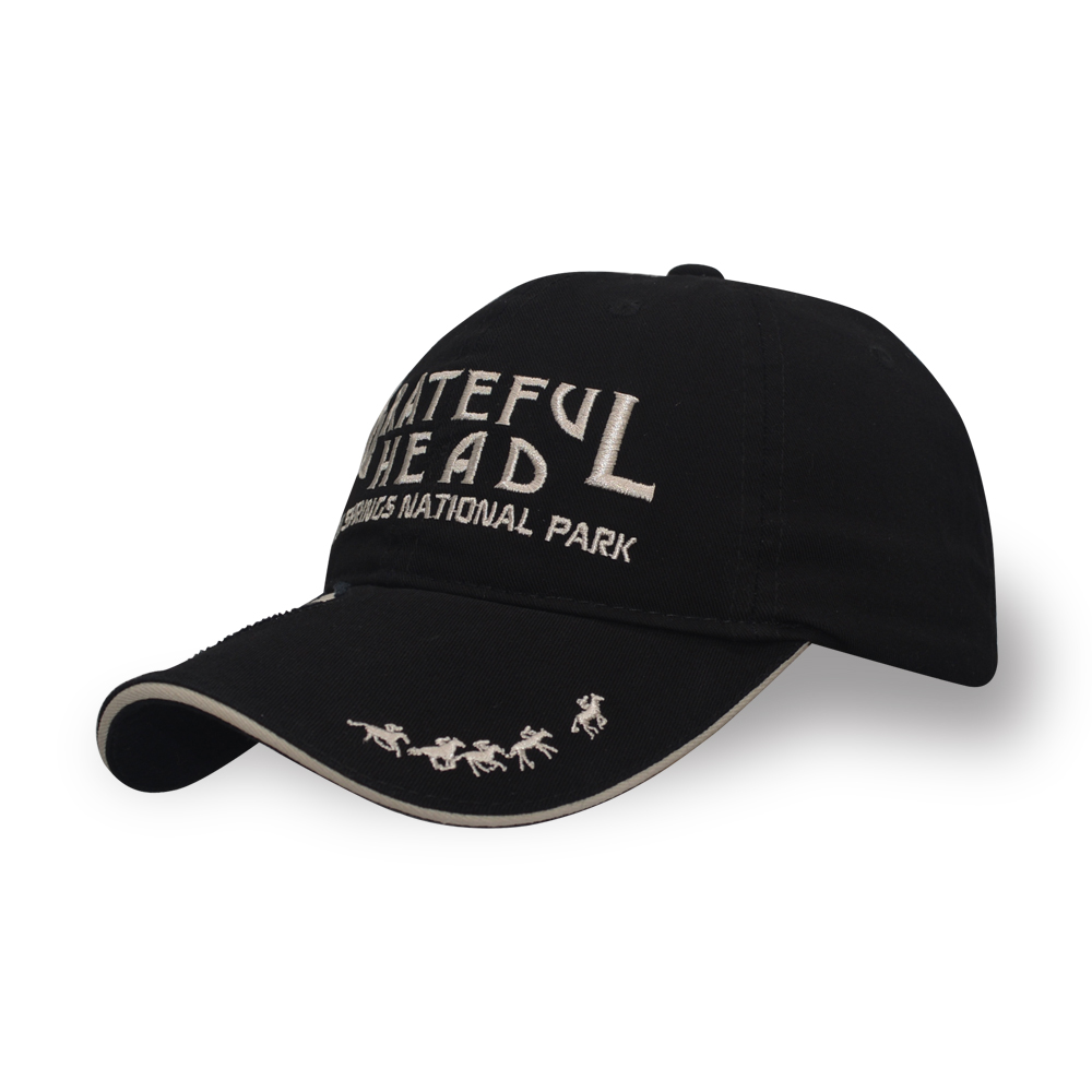 6 panel embroidery patch embroidery washed baseball cap