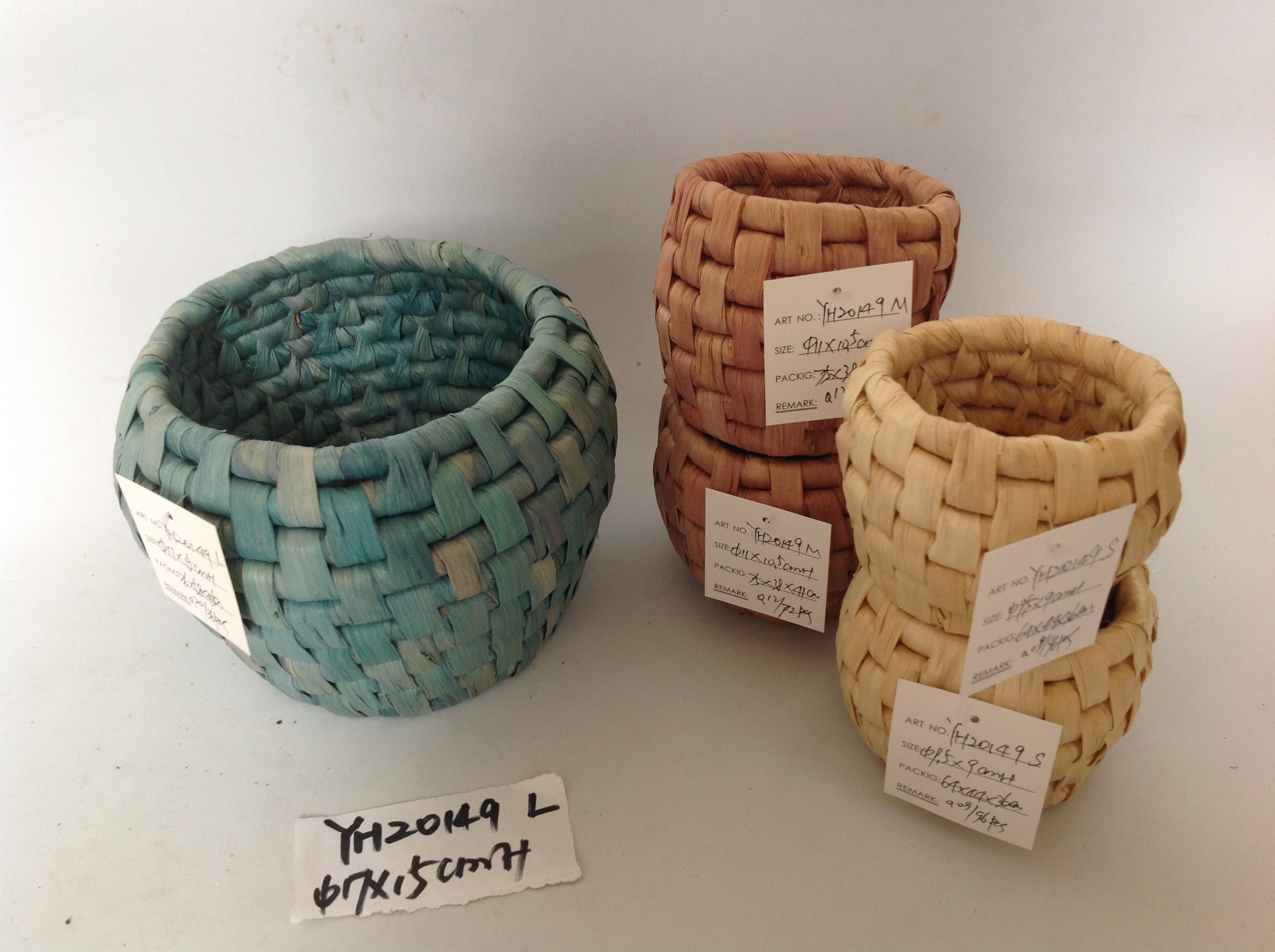 KINGWILLOW corn skin product eco-friendly baskets country style storage basket