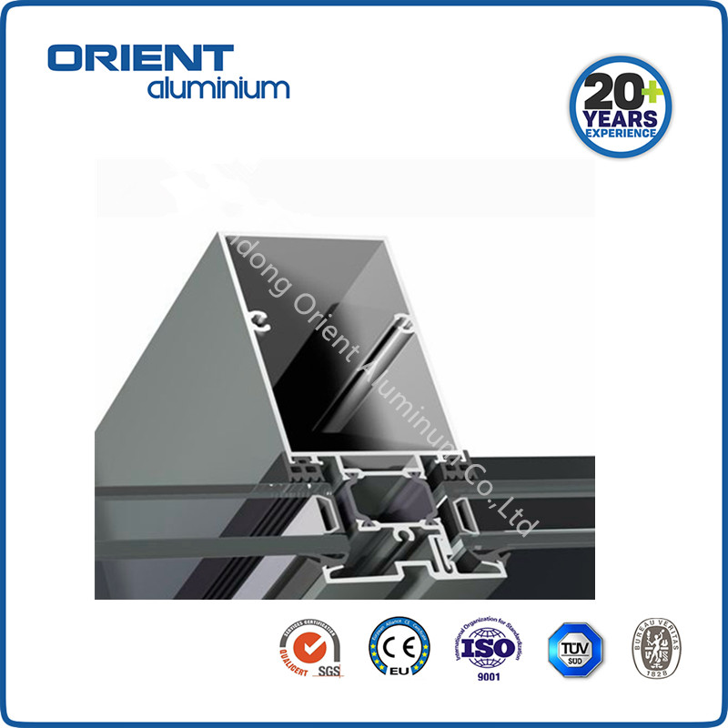 Customized Aluminum Curtain Wall Profile/Aluminum Curtain Wall