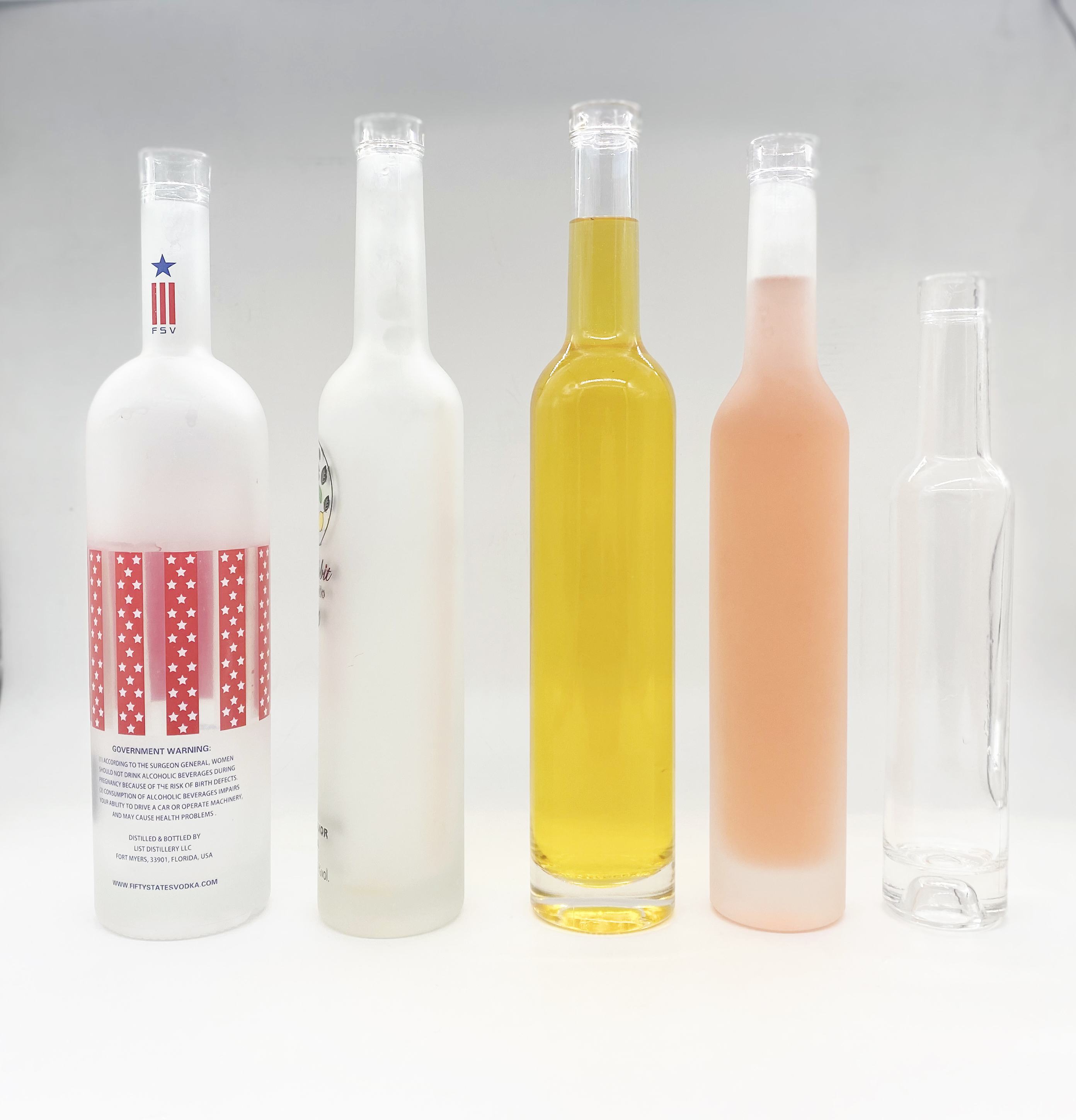 200ml 375ml 400ml 500ml 750ml long neck thickness bottom crystal glass wine bottle with cork stopper