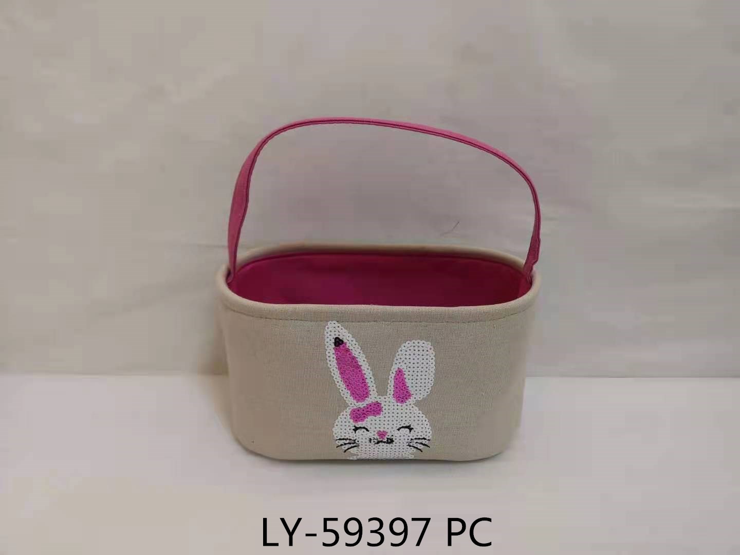 Storage Baskets,bunny felt easter basket,easter baskets, gift bags, fabric baskets