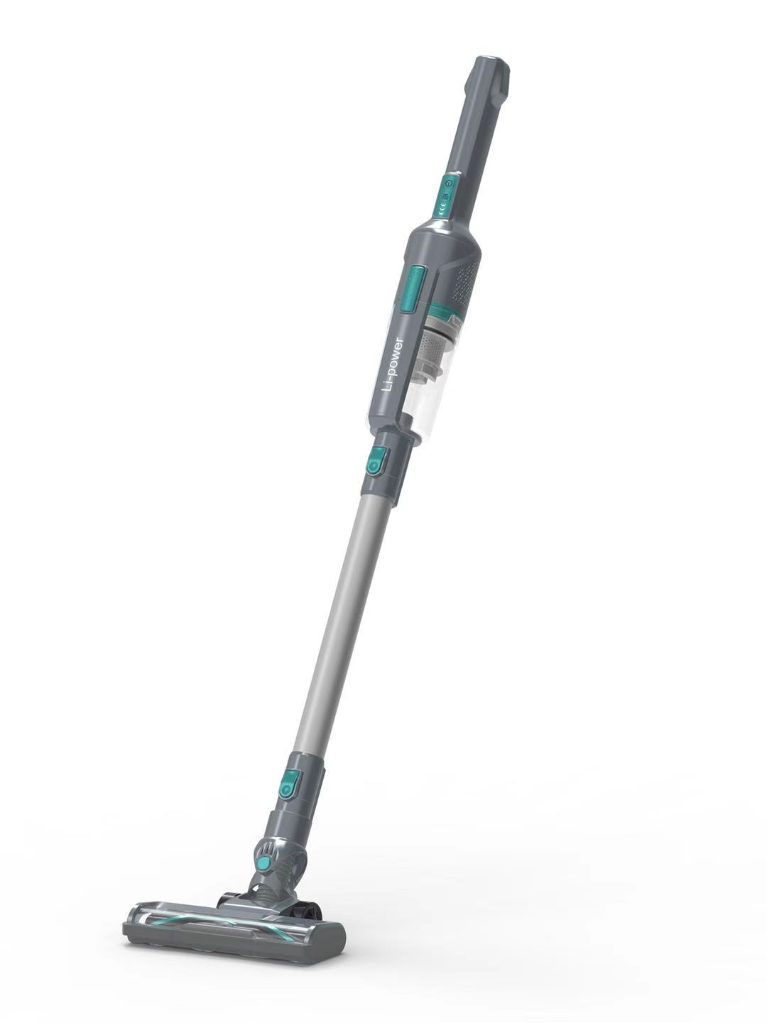 Cordless DC 2 in 1 stick vacuum cleaner with battery detachable