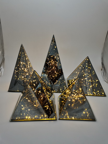 LED Glass Pyramid