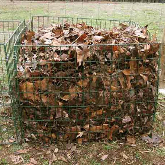 Garden Leavess Compost Fence Panel