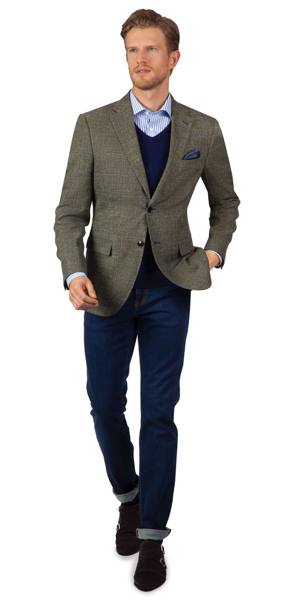 MEN JACKET S Prato 3154/47 Modern Fit Jacket