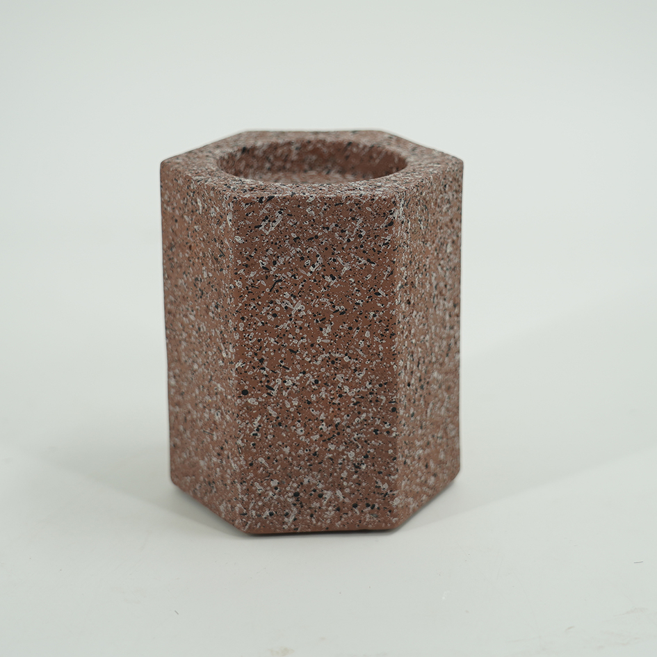 geometic shape candle holder