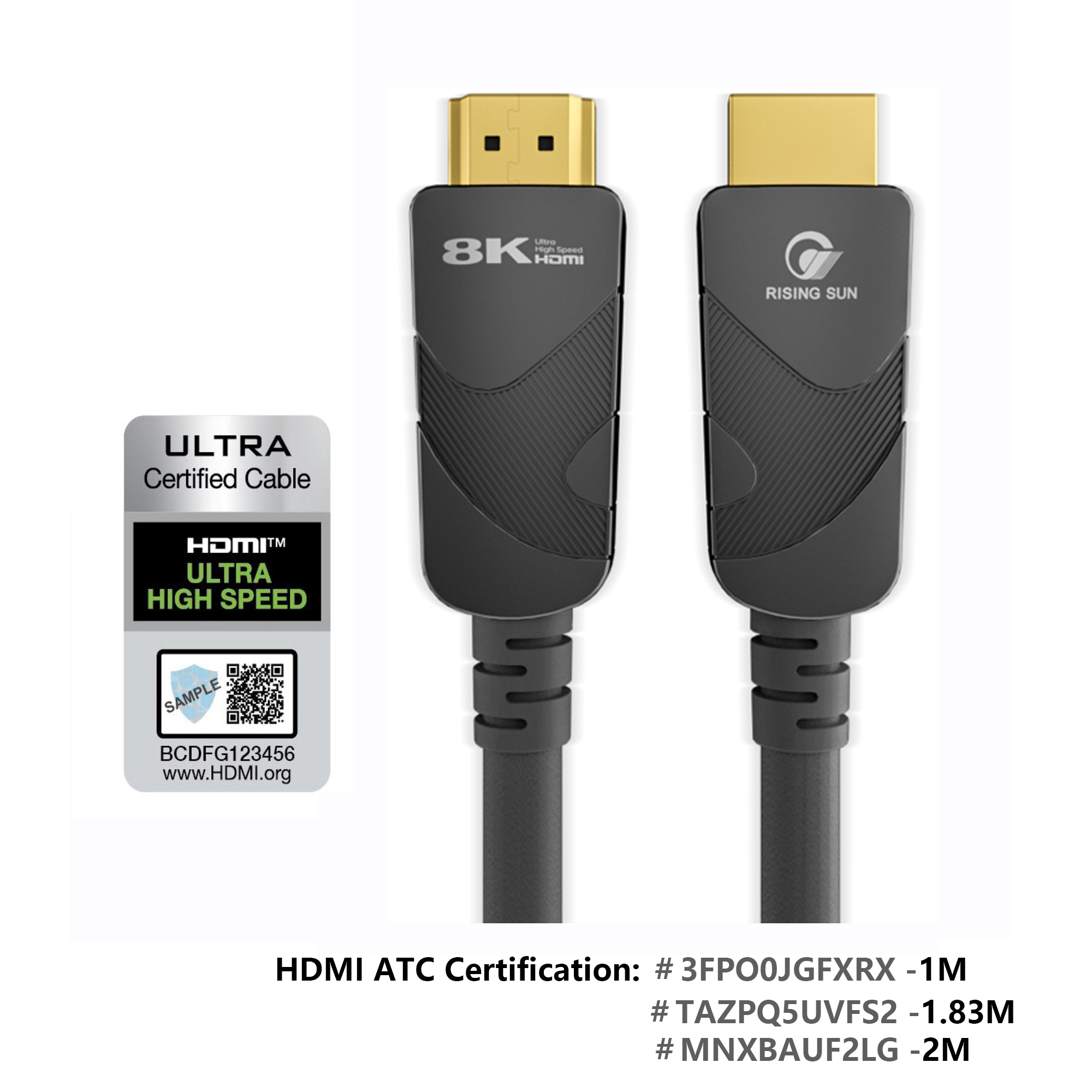 2.1v 8K HDMI zinc plug cable