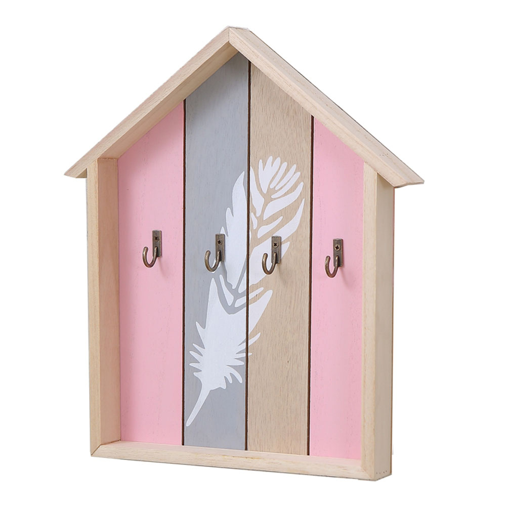 Wooden Key Wall Shelf