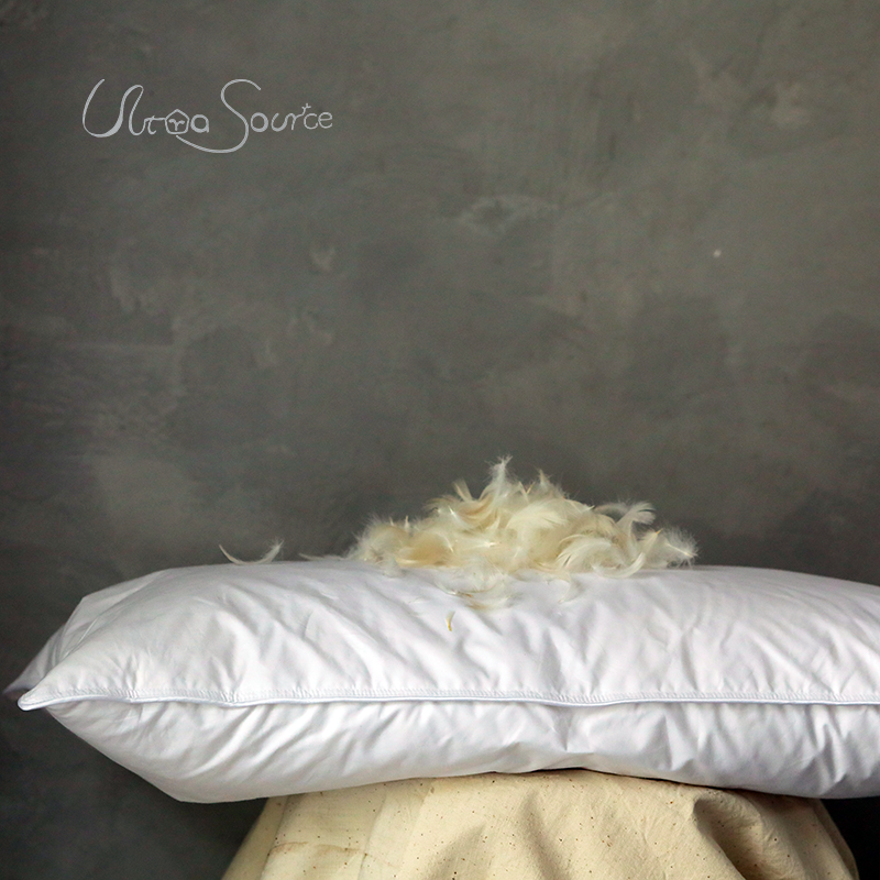 100%cotton cover Feather pillow