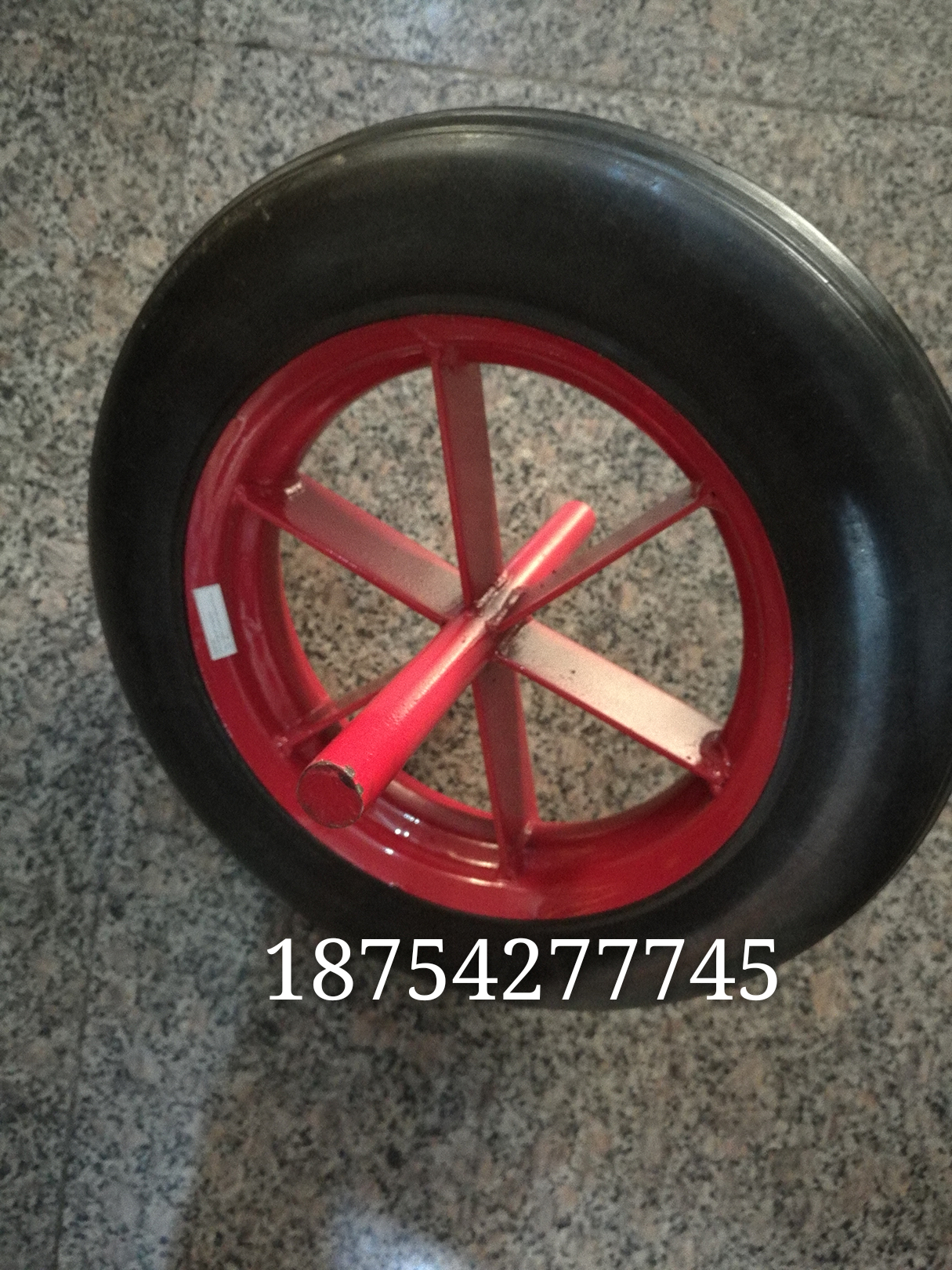 14x4 solid rubber wheel