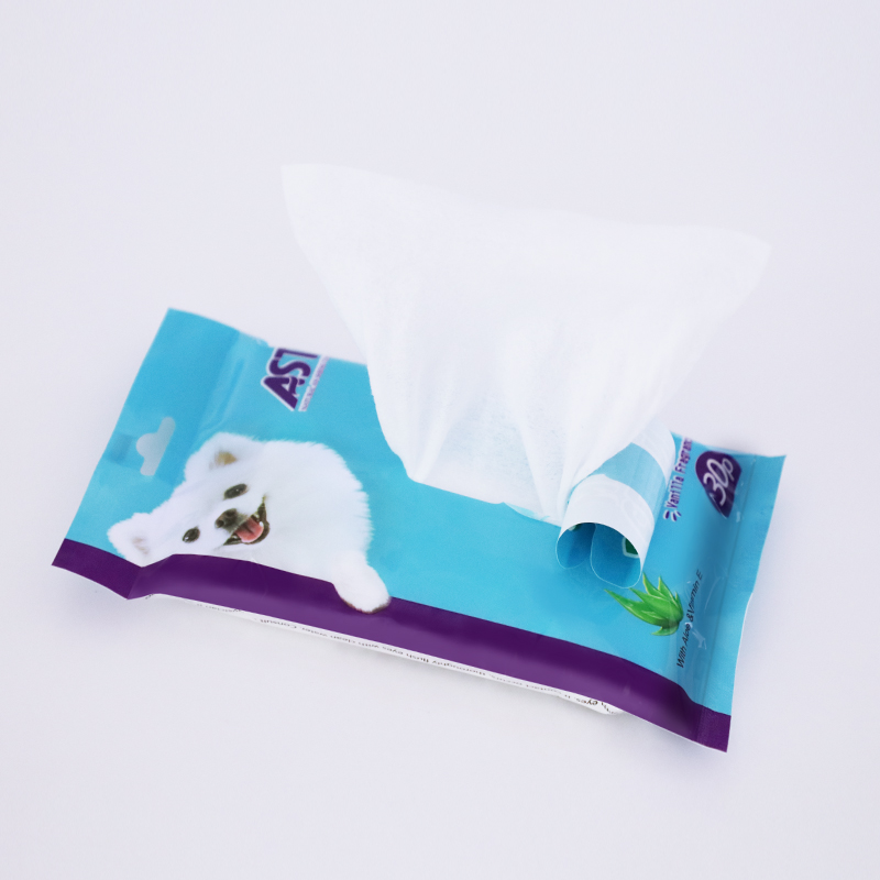 Factory OEM private label household pet dog cat cleaning odors remover antibacterial wet dry wipes