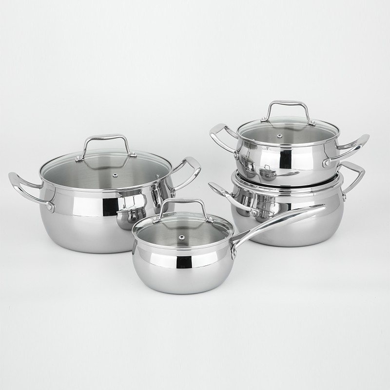 7pcsComposite Steel Bulging Pot